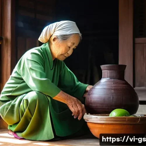비인기 여행지에서의 액티비티 계획하기 - **Prompt for Traditional Craft Scene:**
    A serene and authentic scene inside a traditional Vietna...