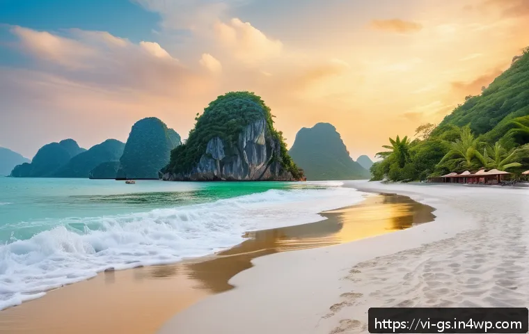 자연 그대로의 인적 드문 장소 찾기 - A pristine, untouched beach scene at Bình Tiên, Ninh Thuận province, featuring crystal-clear turquoi...